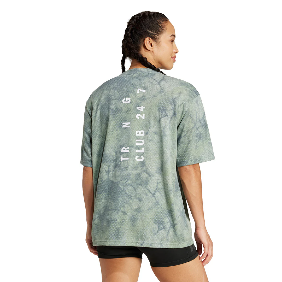 adidas Women Climacool Training Club 247 Graphic Tee | JM4903 - Image 3