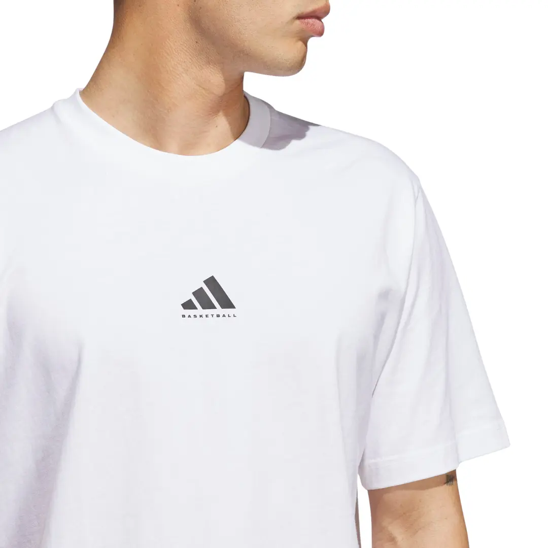 adidas Men Basketball Found Tee | JX0084 - Image 3
