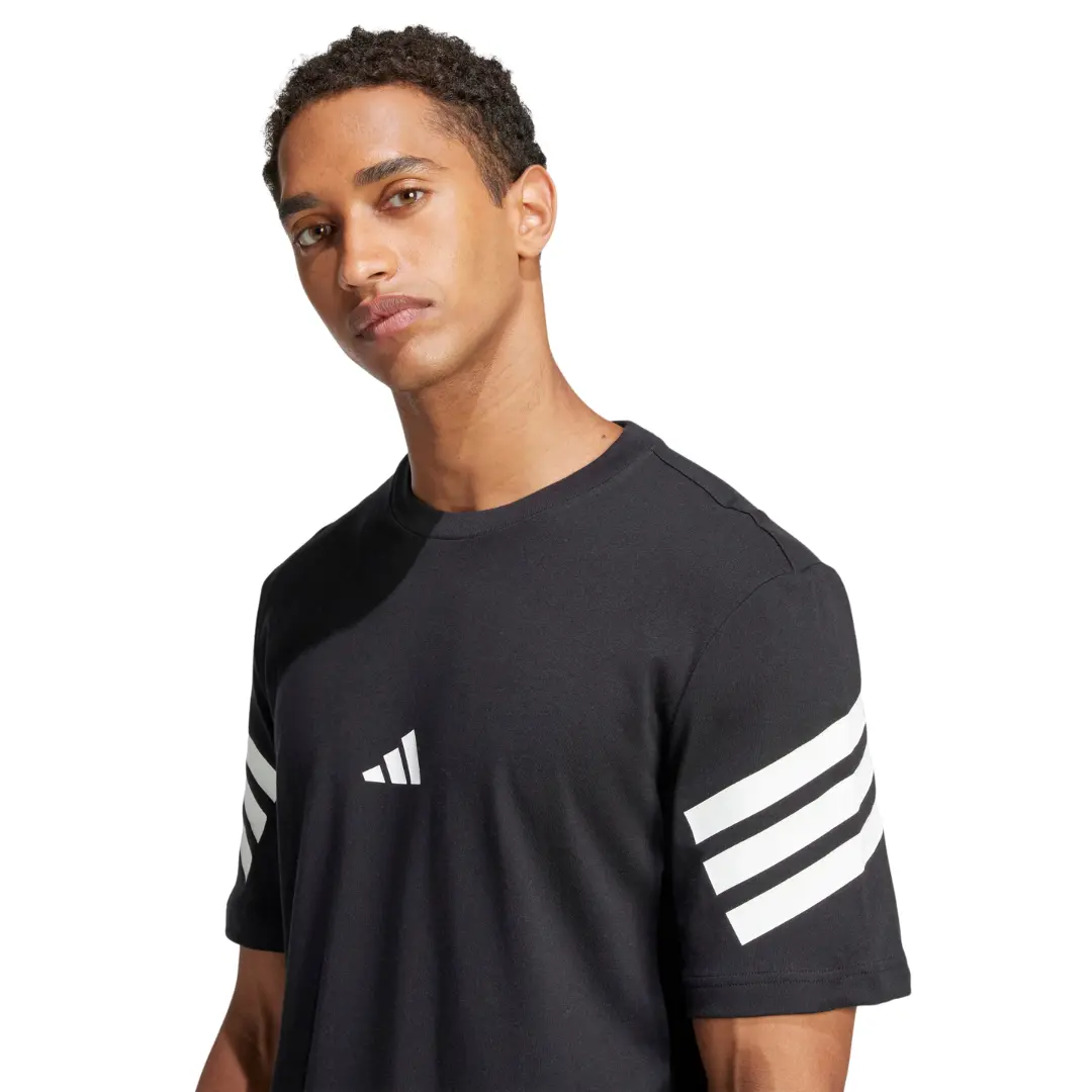 adidas Men FI 3-Stripes Regular T-shirt | JD4877 - Image 4
