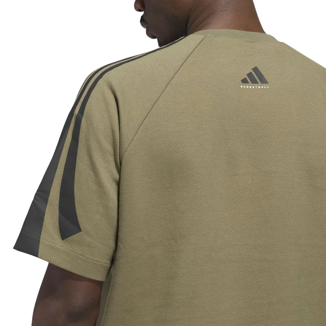 adidas Unisex Short Sleeve Sweat | JN3975 - Image 5