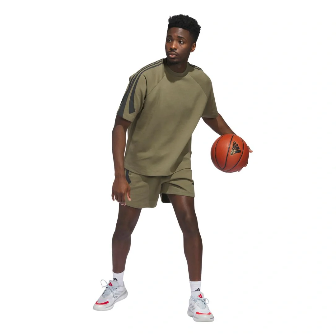 adidas Unisex Short Sleeve Sweat | JN3975 - Image 6