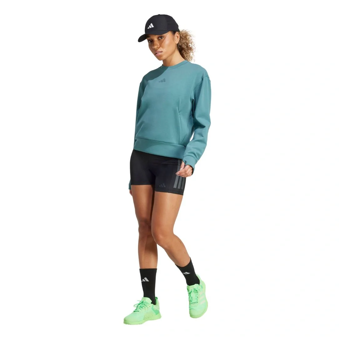 adidas Women D4T Knit Crew | JW3395 - Image 7