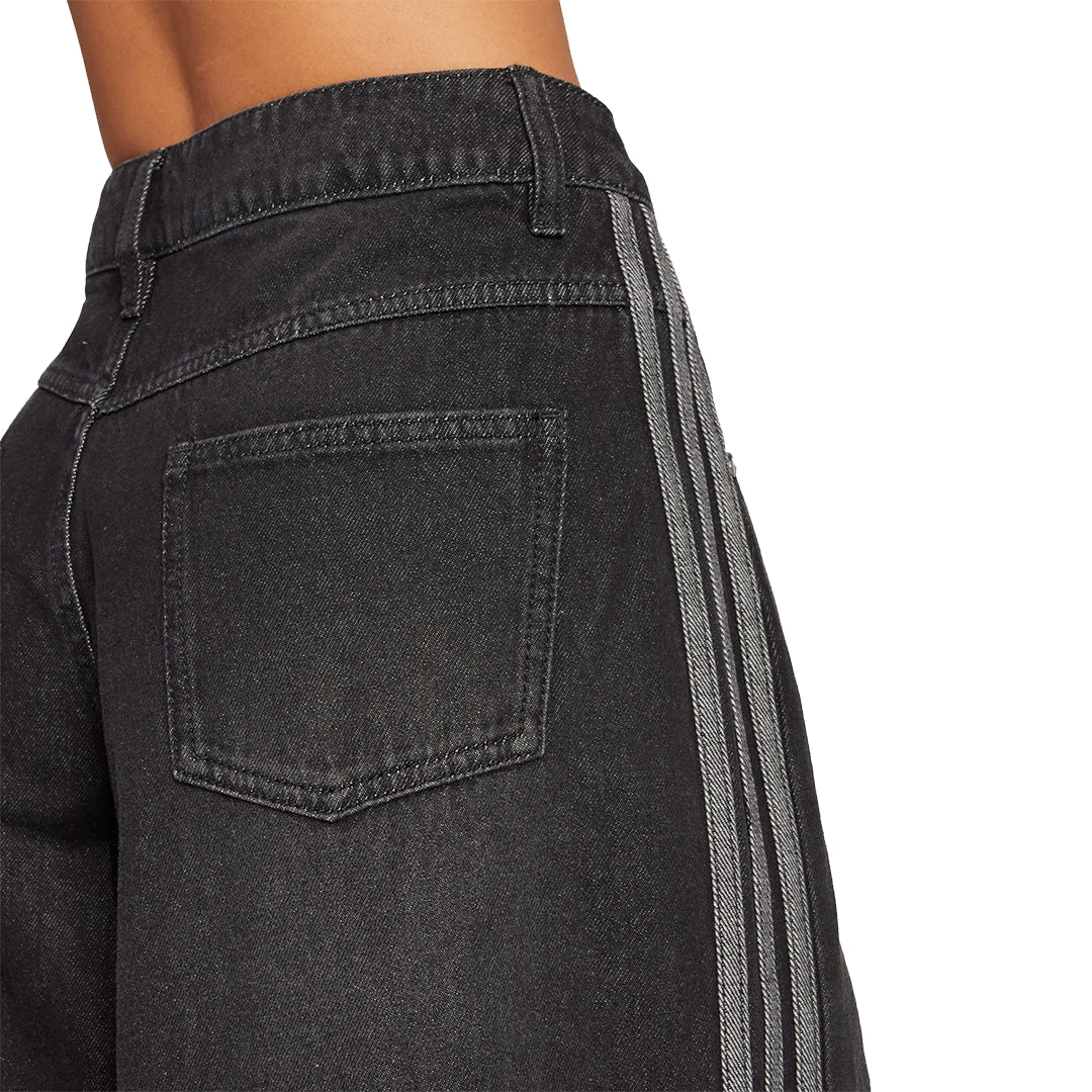 adidas Women Denim Wide Pants | JV7453 - Image 6