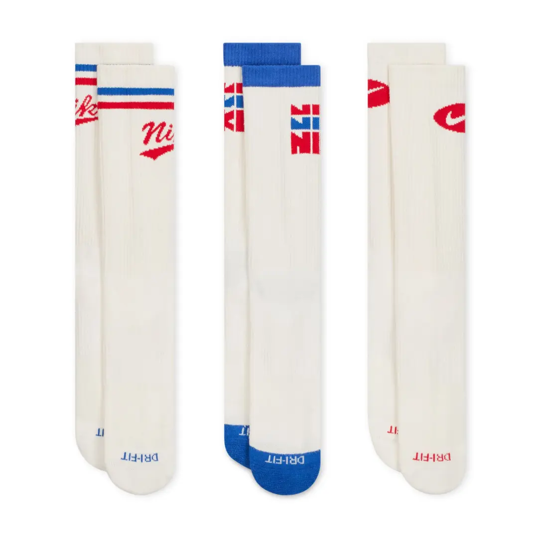 Nike Men Everyday Plus Crew Socks 3 Pair | HJ9336-901 - Image 2