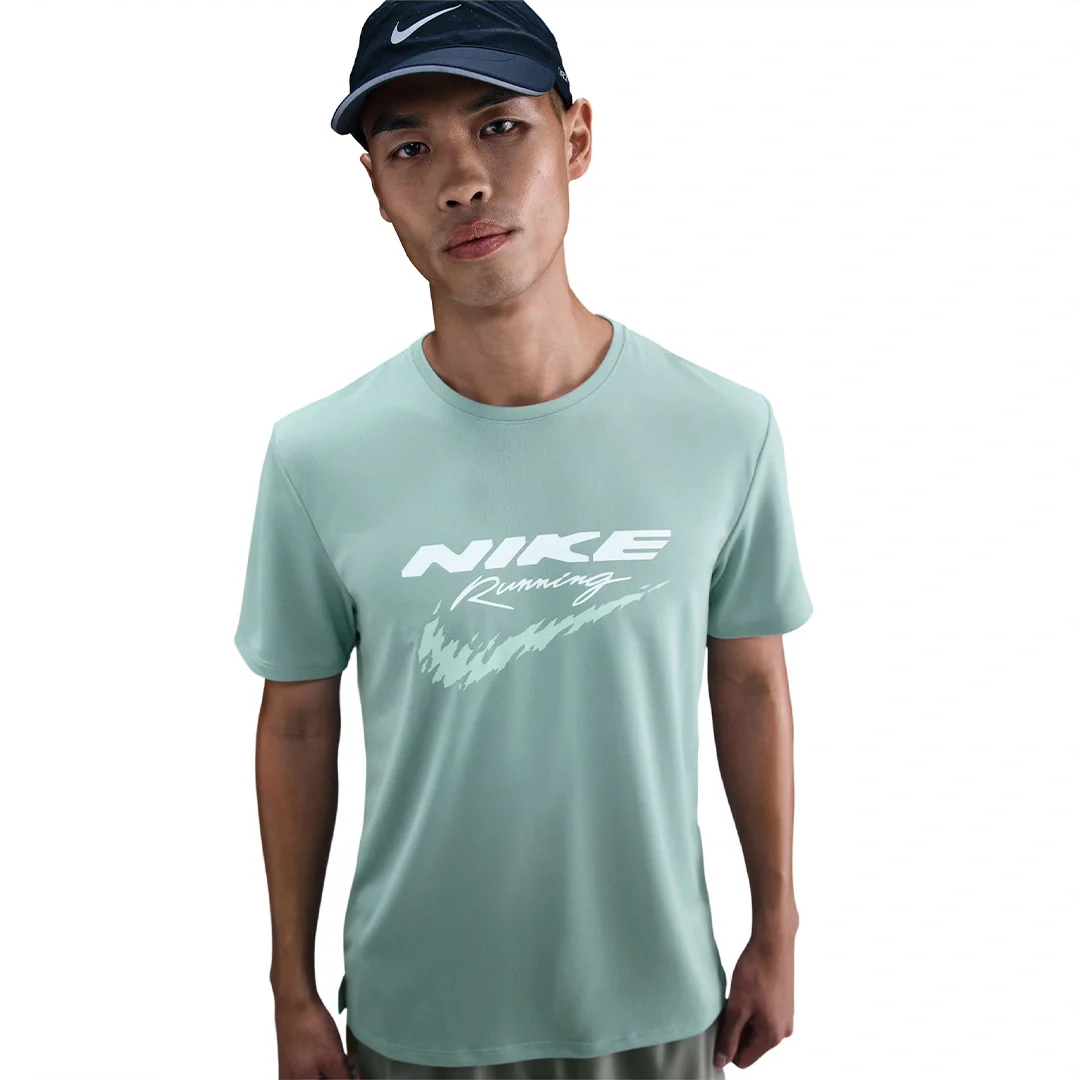 Nike Men Miler Dri-FIT UV Running Top | HV2136-017