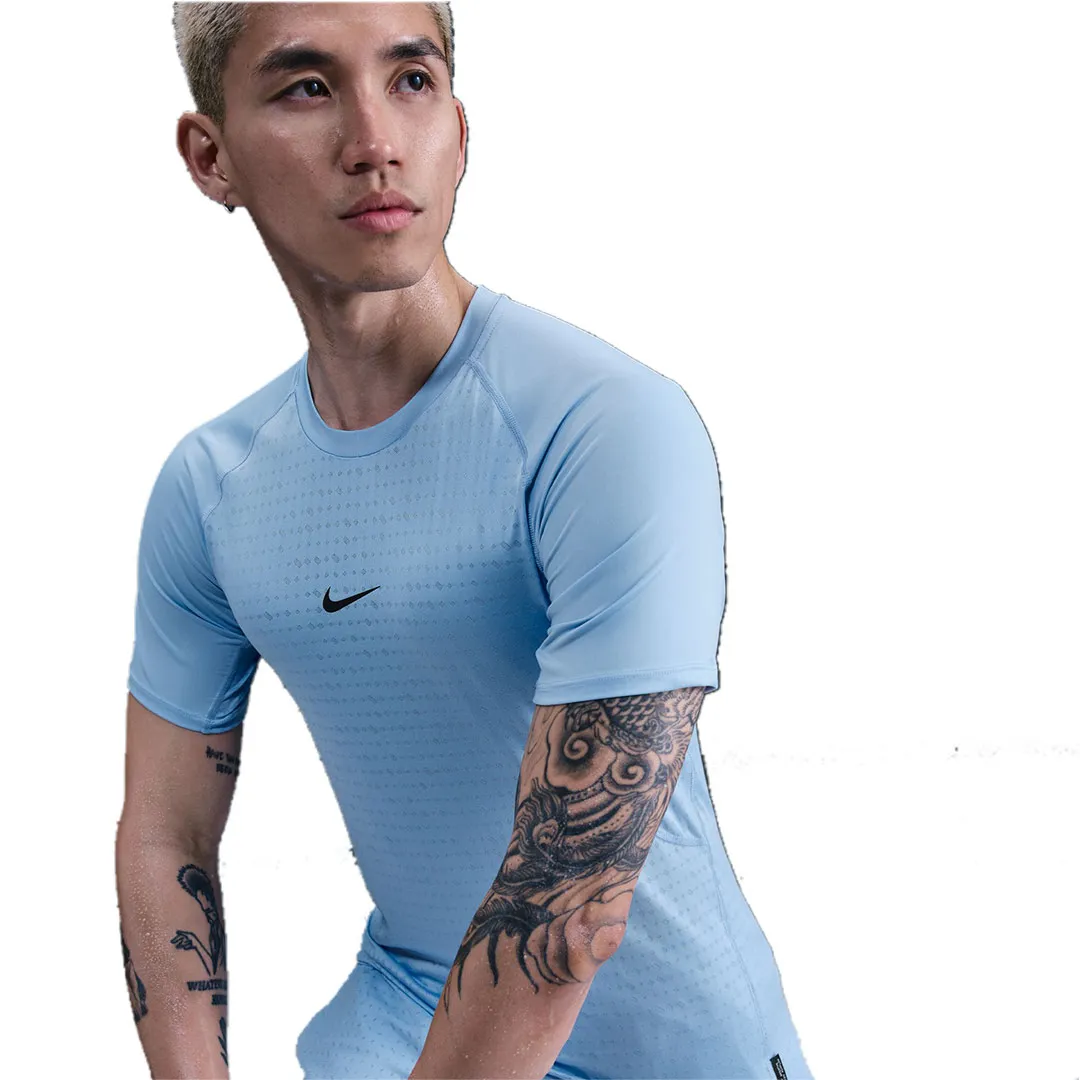 Nike Men Pro Breathe Slim-Fit Short-Sleeve Top | HJ4056-422 - Image 2