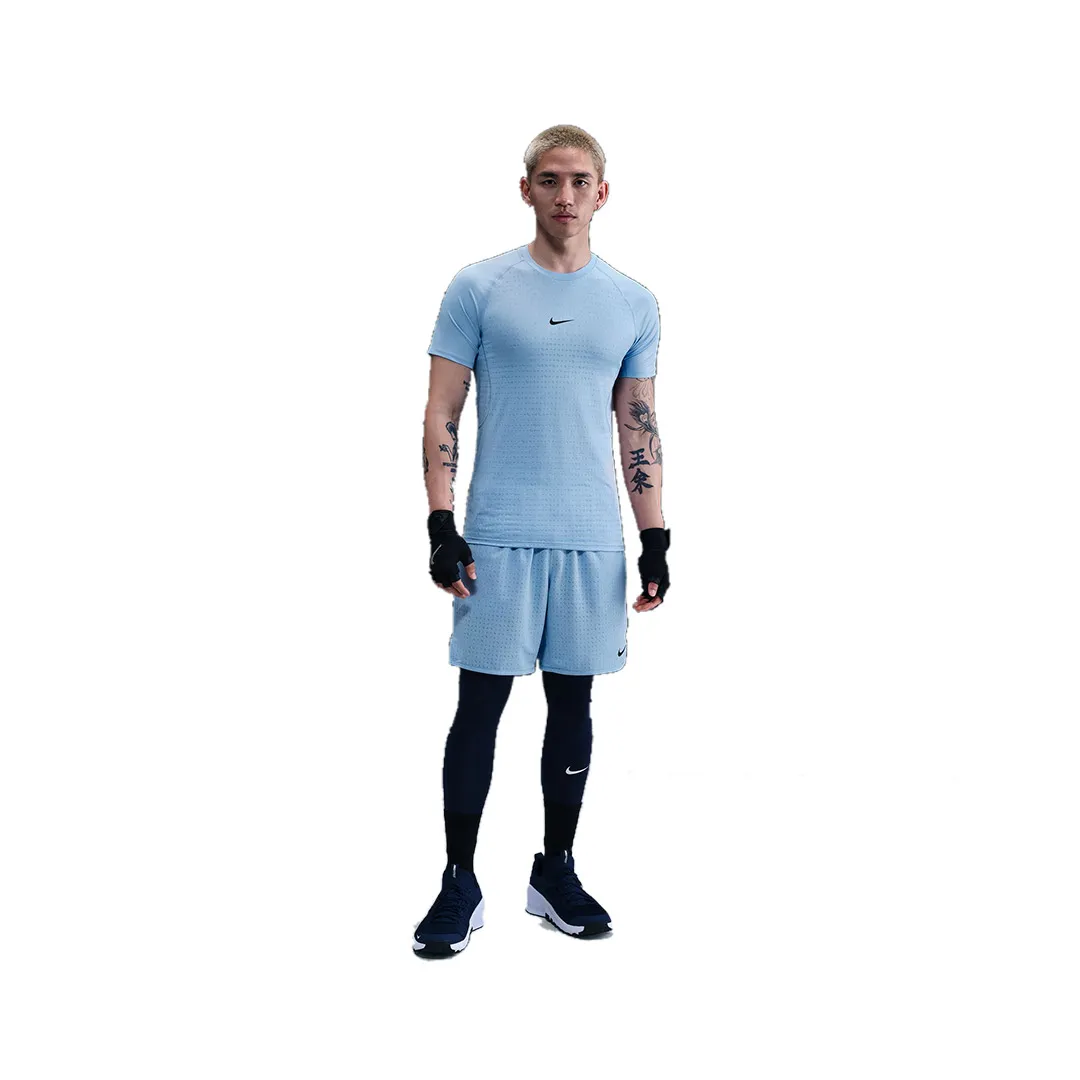 Nike Men Pro Breathe Slim-Fit Short-Sleeve Top | HJ4056-422 - Image 4