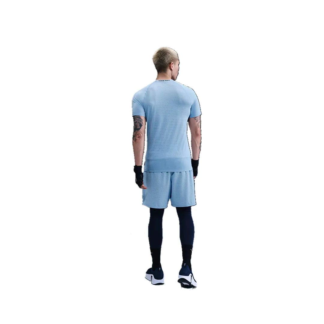 Nike Men Pro Breathe Slim-Fit Short-Sleeve Top | HJ4056-422 - Image 5