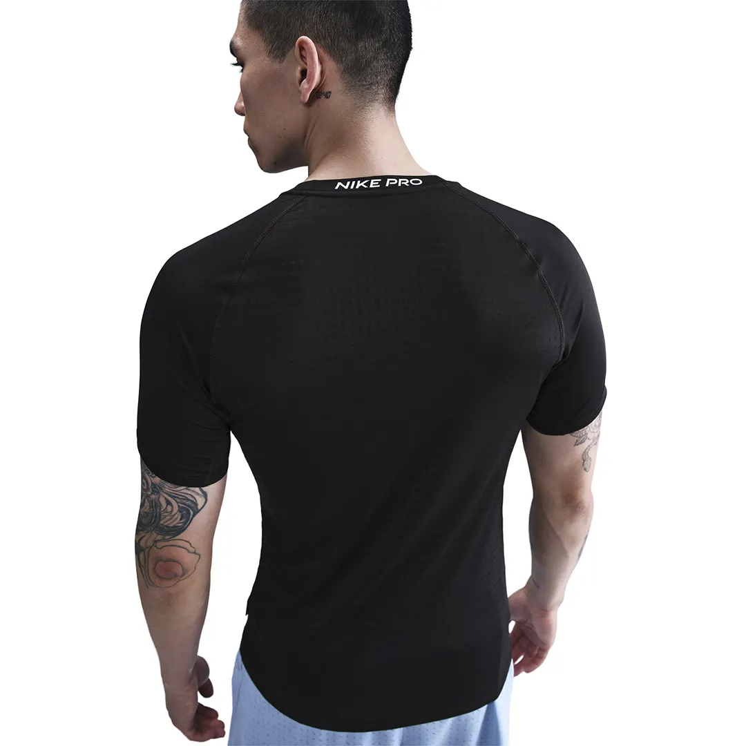 Nike Men Pro Breathe Slim Short-Sleeve Top | HJ4056-010 - Image 2
