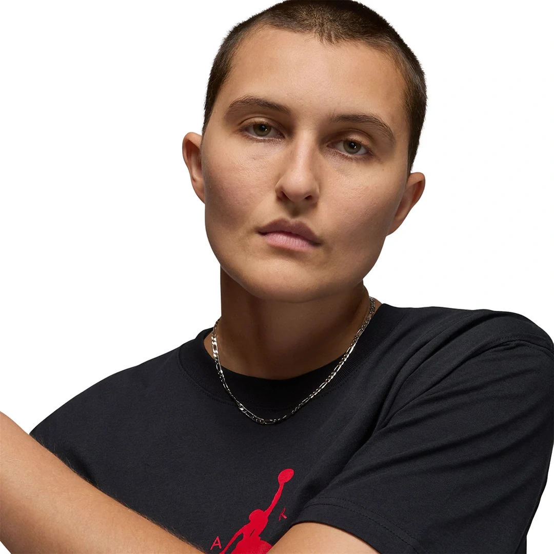 Nike Women Jordan Jumpman Short Sleeve Tee Consumer Facing Name TBD | IM9809-011 - Image 3