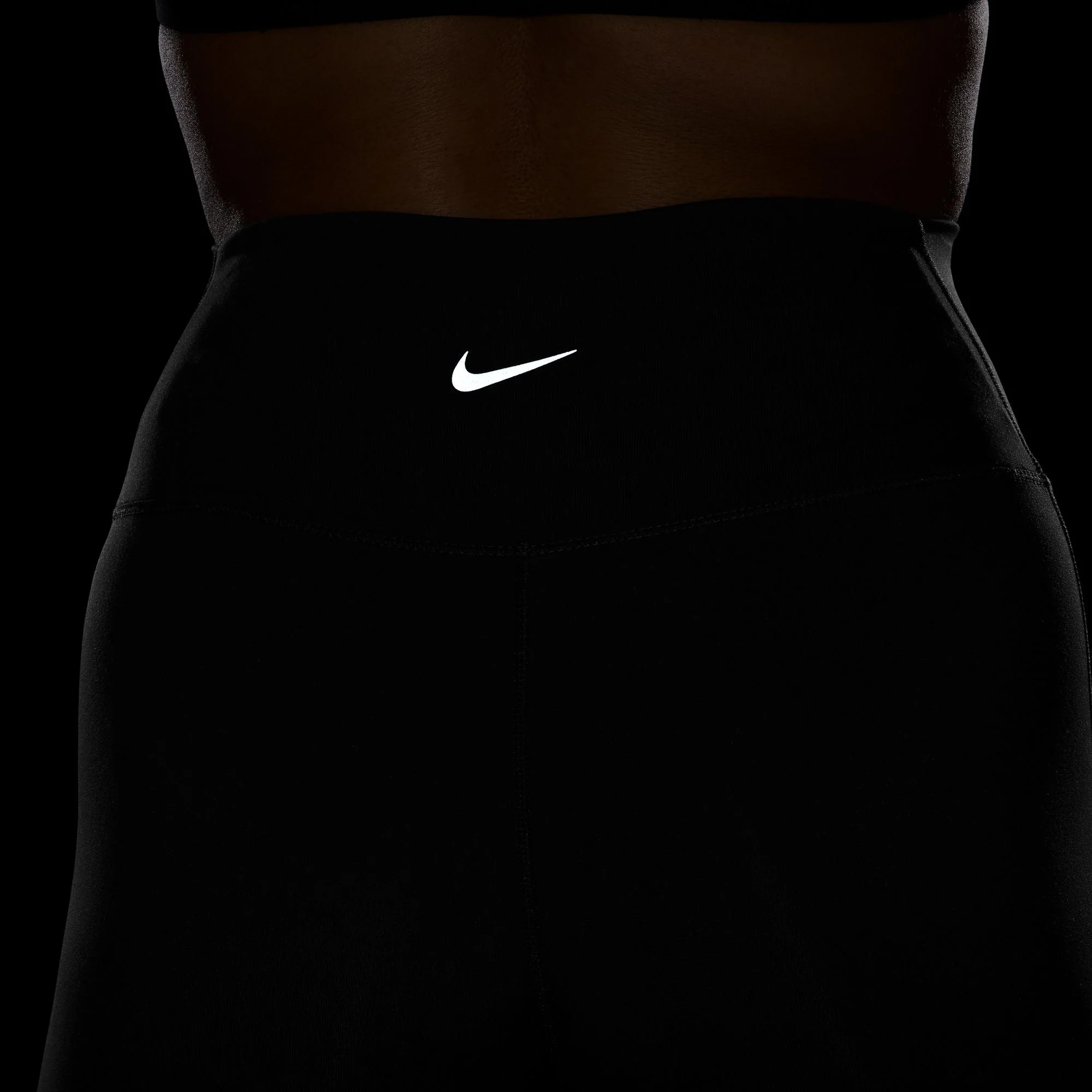 Nike Women One Seamless Front High-Waisted Full-Length Leggings | HJ9196-010 - Image 5