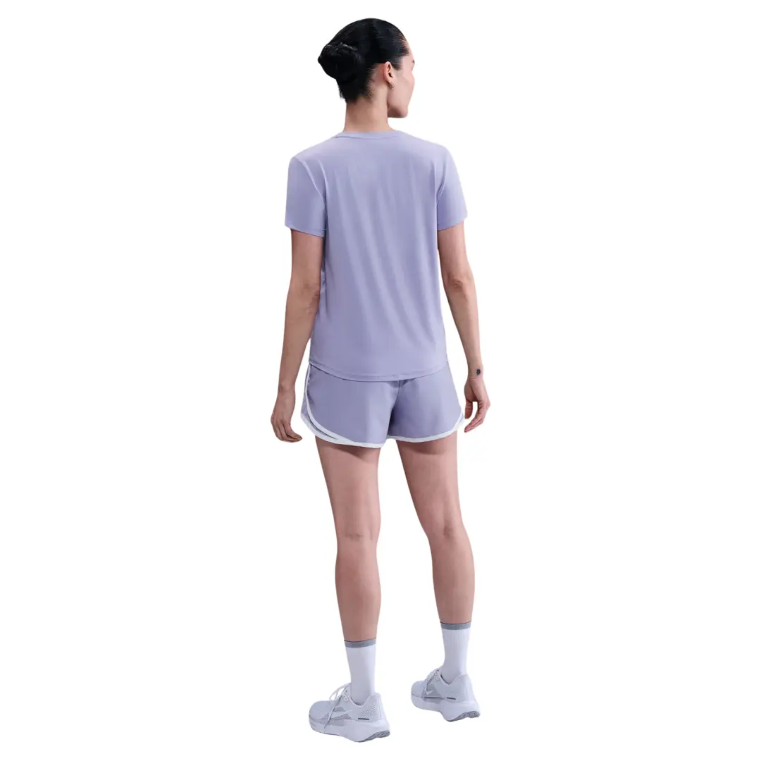Nike Women One Swoosh Dri-Fit Short-Sleeve Running Top | HJ2205-533 - Image 5