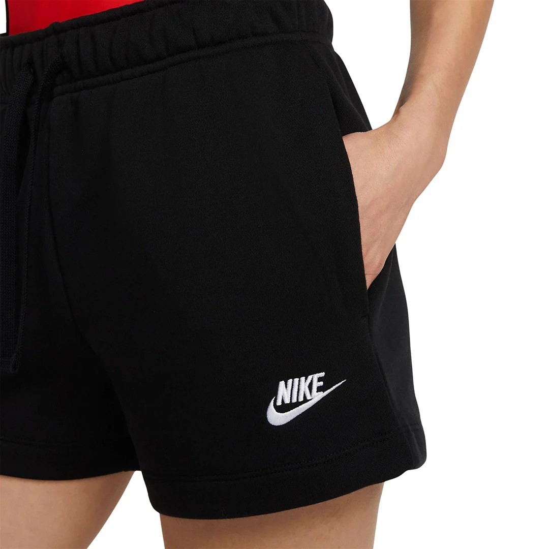 Nike Women Sportswear Club Fleece Mid-Rise Shorts | DQ5803-010 - Image 4