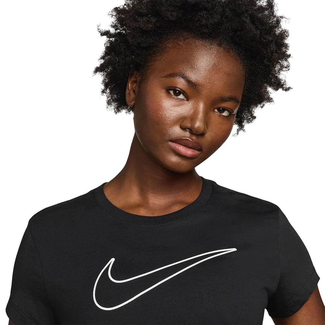 Nike Women Sportswear Short-Sleeve Graphic T-Shirt | HV5003-011 - Image 3