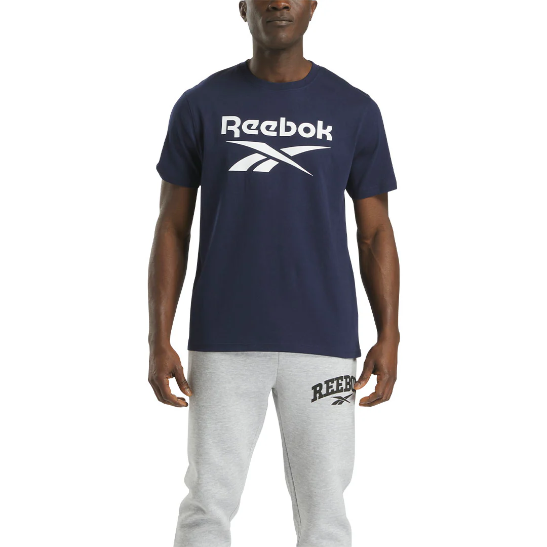 Reebok Men Chad Big Logo Crew Neck Short Sleeve Tee | 100240895