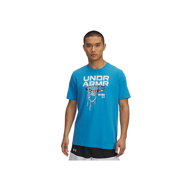 Under Armour Men 60/40S Hoops Net Short Sleeve | 1390188-452