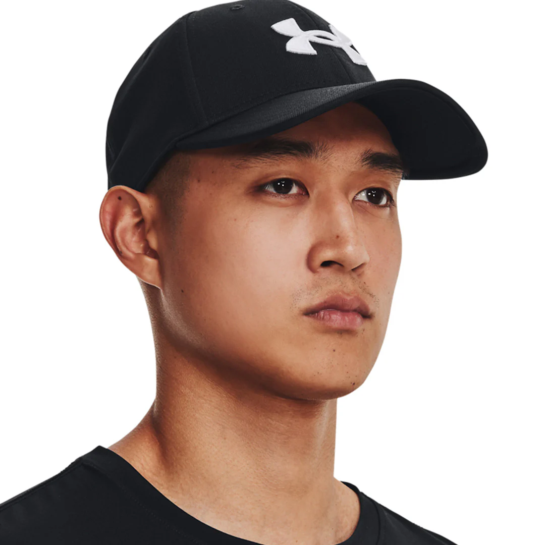 Under Armour Men Blitzing Low Stretch Fit Cap | 1376700-001 - Image 3