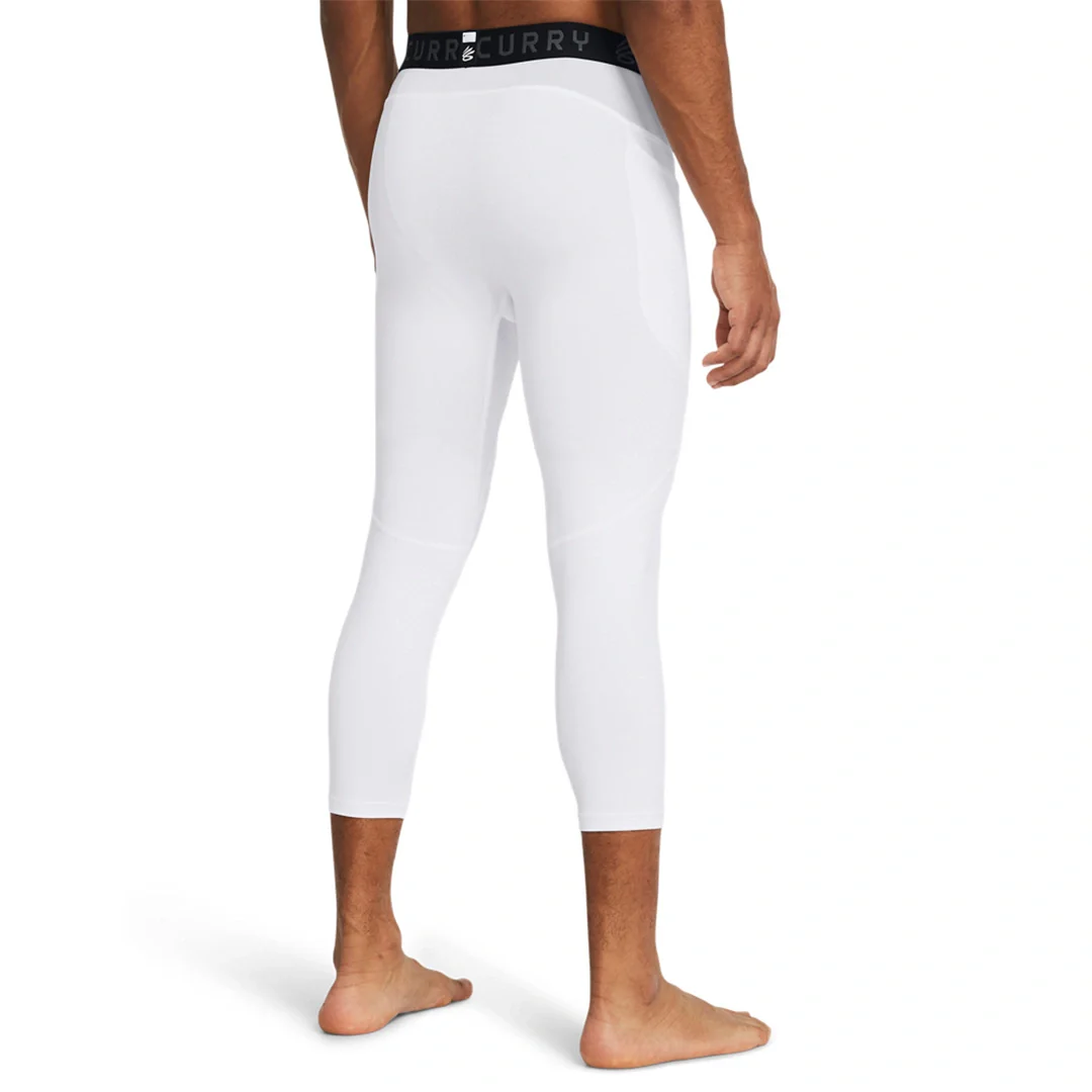 Under Armour Men Curry Brand 3/4 Leggings | 1379828-100 - Image 2