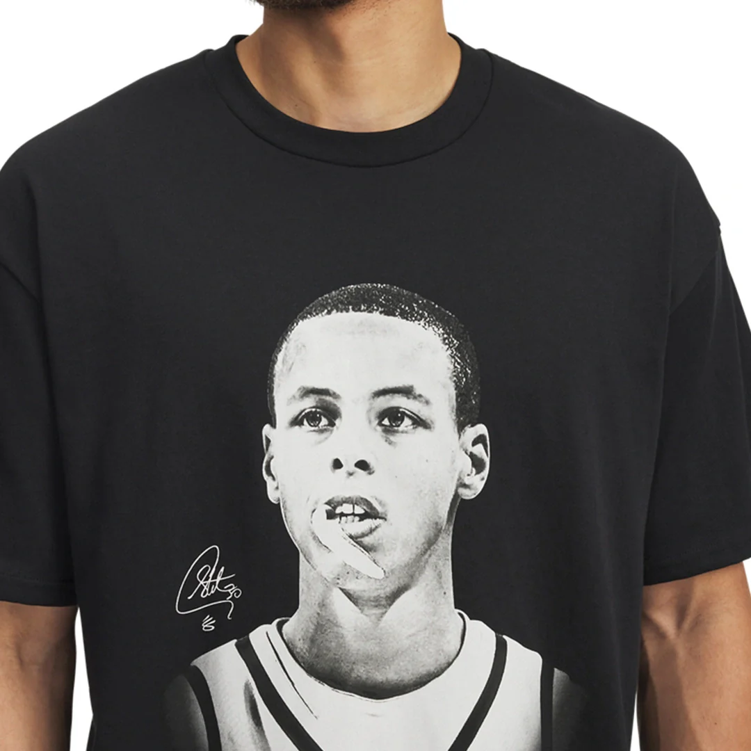 Under Armour Men Curry Heavyweight OS Tee | 6007300-001 - Image 3