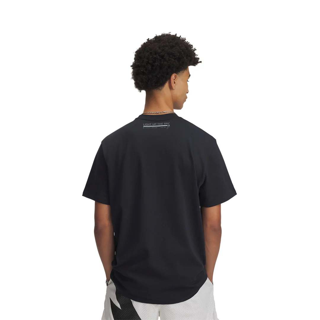 Under Armour Men Curry Heavyweight Verbiage T-shirt 1 | 1390404-001 - Image 2