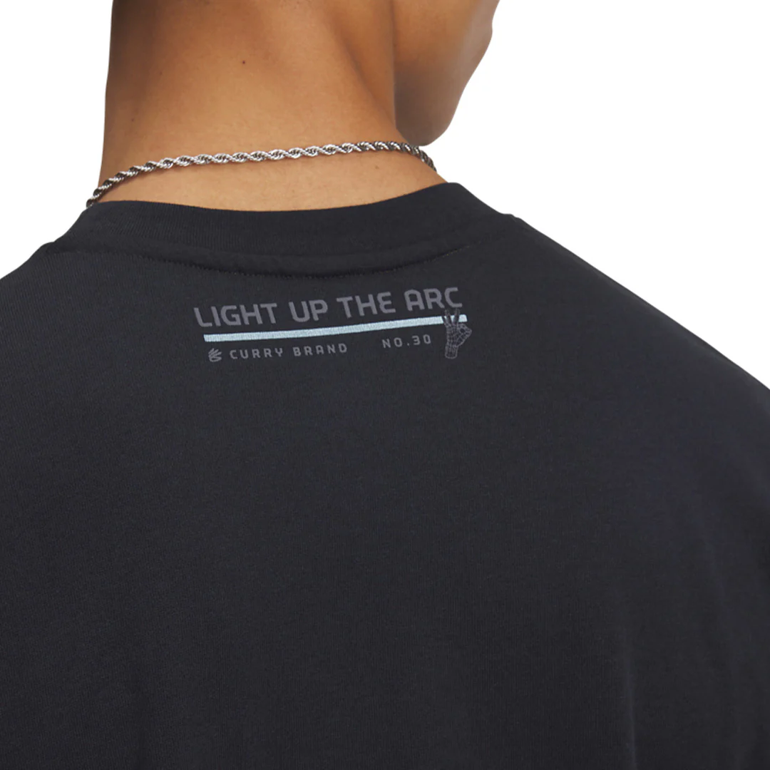 Under Armour Men Curry Heavyweight Verbiage T-shirt 1 | 1390404-001 - Image 3