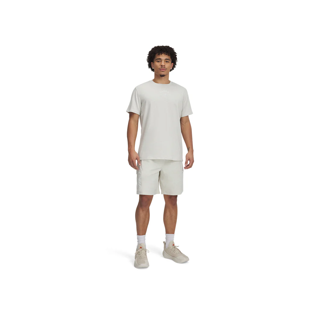 Under Armour Men Curry Heavyweight Verbiage T-shirt 2  | 1390405-110 - Image 3