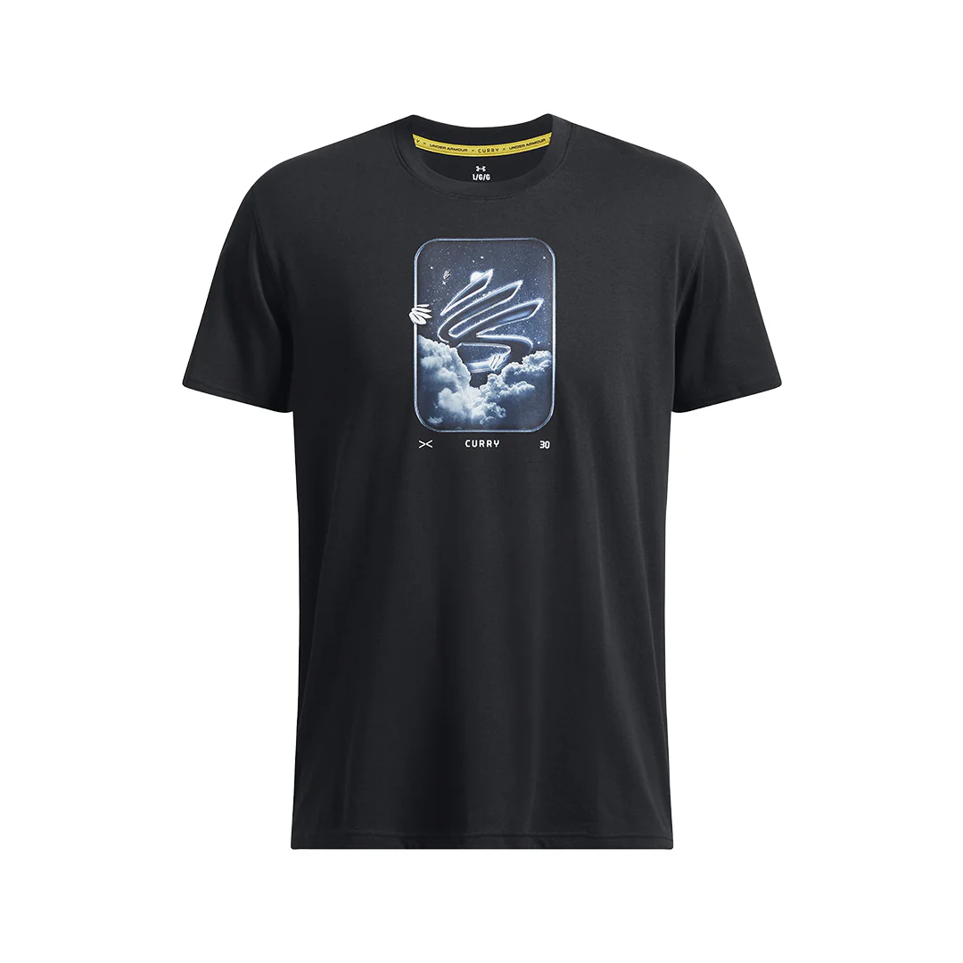 Under Armour Men Curry Hvyweight Trend T-Shirt | 1387108-001 - Image 3