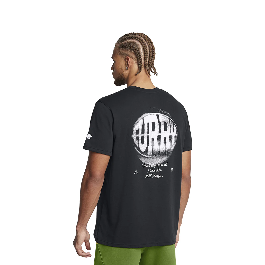 Under Armour Men Curry Verbiage Heavyweight T-Shirt | 1387110-001 - Image 2