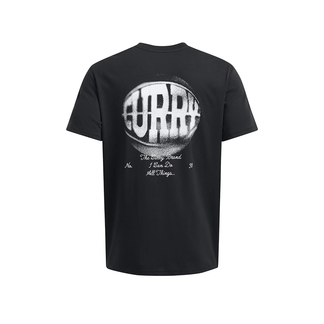 Under Armour Men Curry Verbiage Heavyweight T-Shirt | 1387110-001 - Image 4