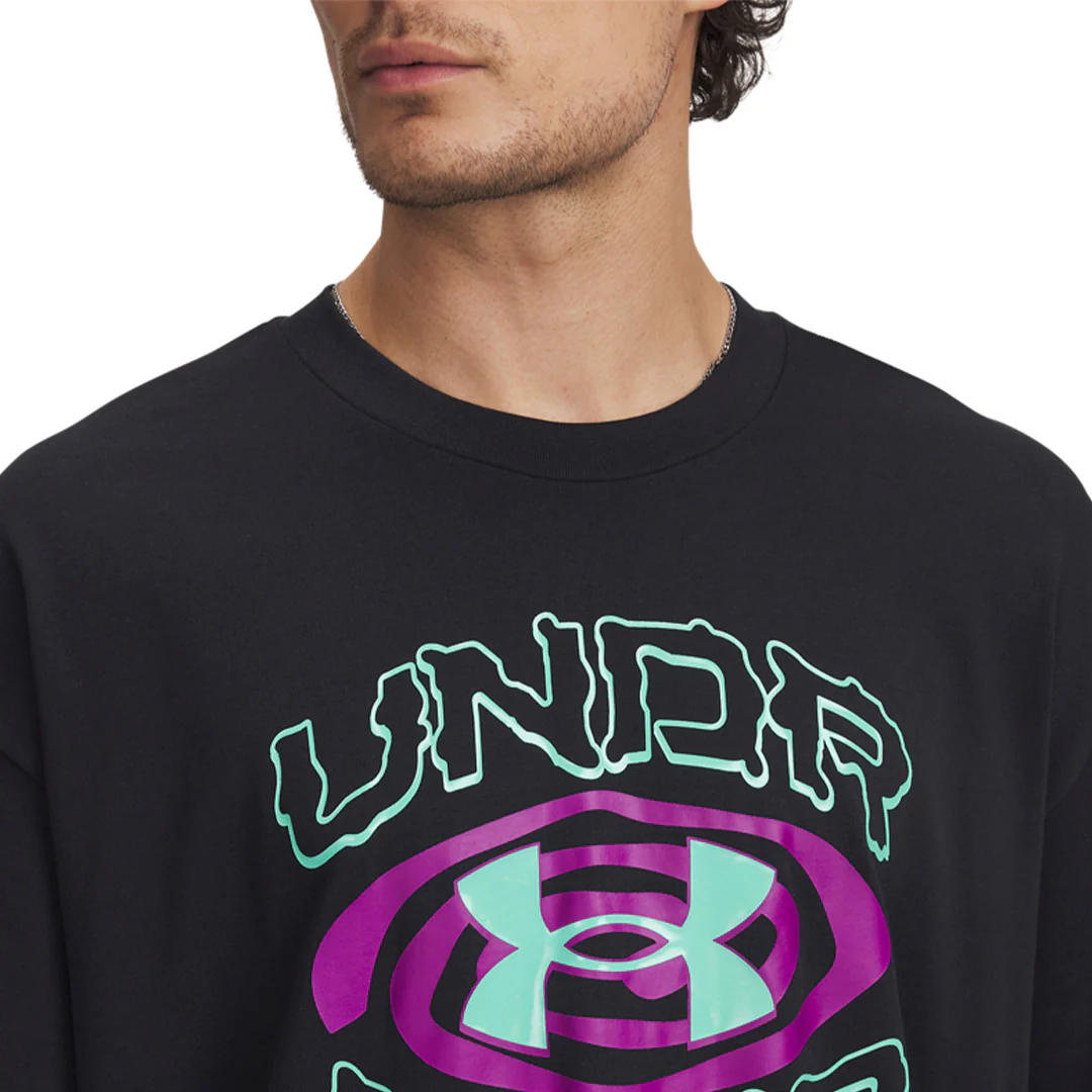 Under Armour Men Heavyweight Hoops Hoopnotic Short Sleeve | 1390190-001 - Image 3