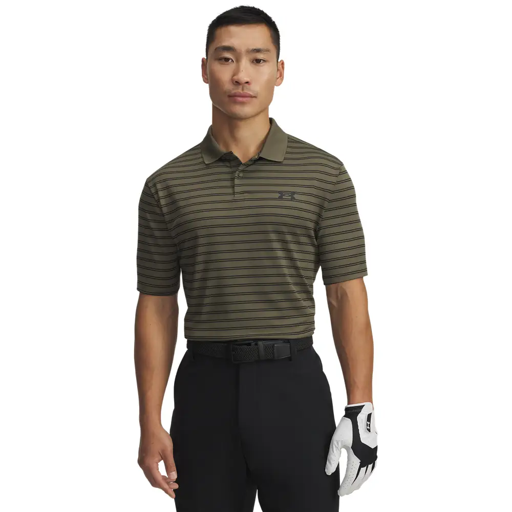 Under Armour Men Matchplay Stripe Polo | 1377376-390