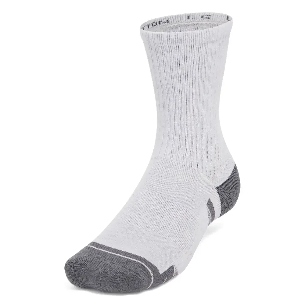 Under Armour Men Performance Cotton 3 Pair Mid | 1379530-014