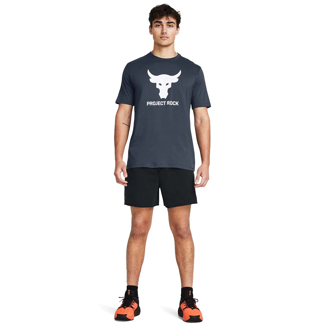 Under Armour Men Project Rock Terry Shorts | 1385937-001 - Image 5