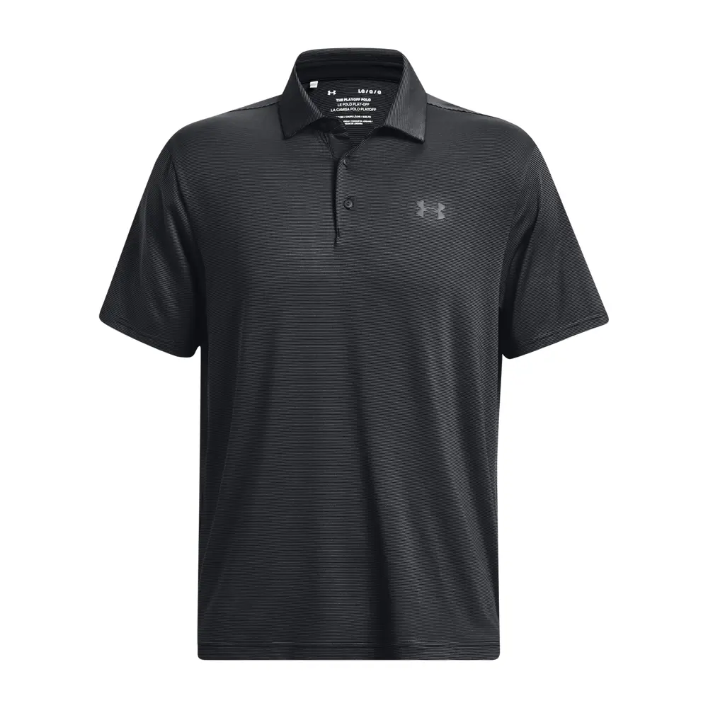 Under Armour Men Playoff 3.0 Stripe Polo | 1378676-001 - Image 3