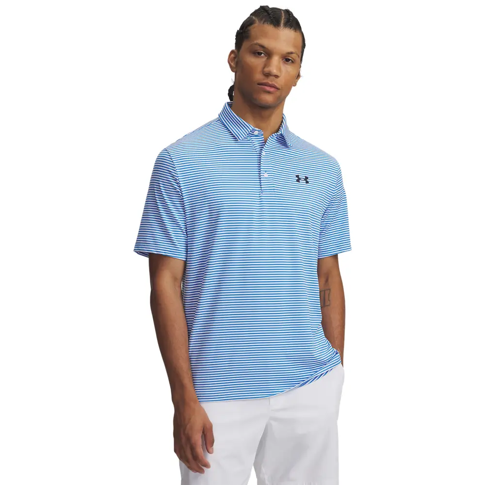 Under Armour Men Playoff 3.0 Stripe Polo | 1378676-402