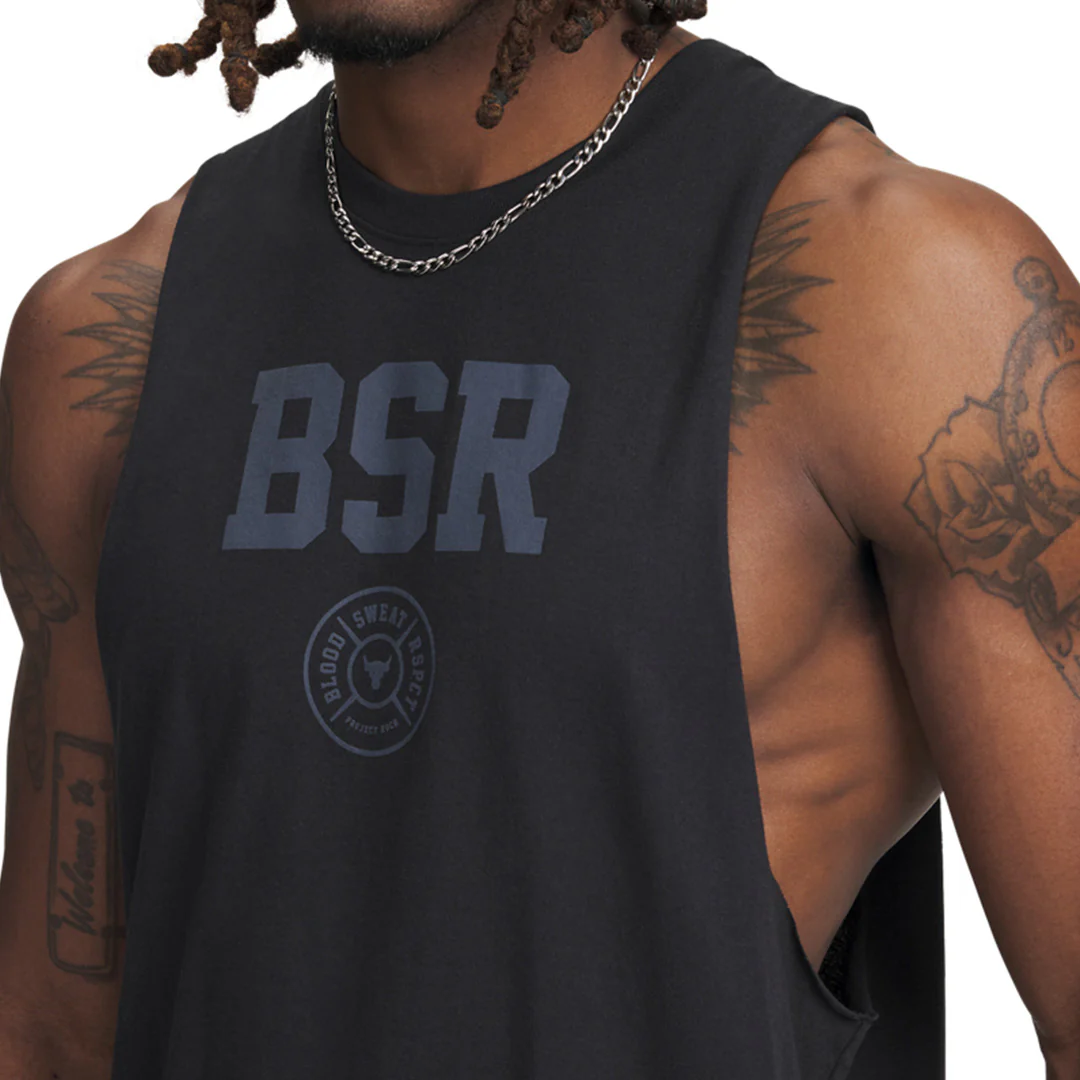 Under Armour Men Project Rock BSR Sleeveless | 1389900-001 - Image 3