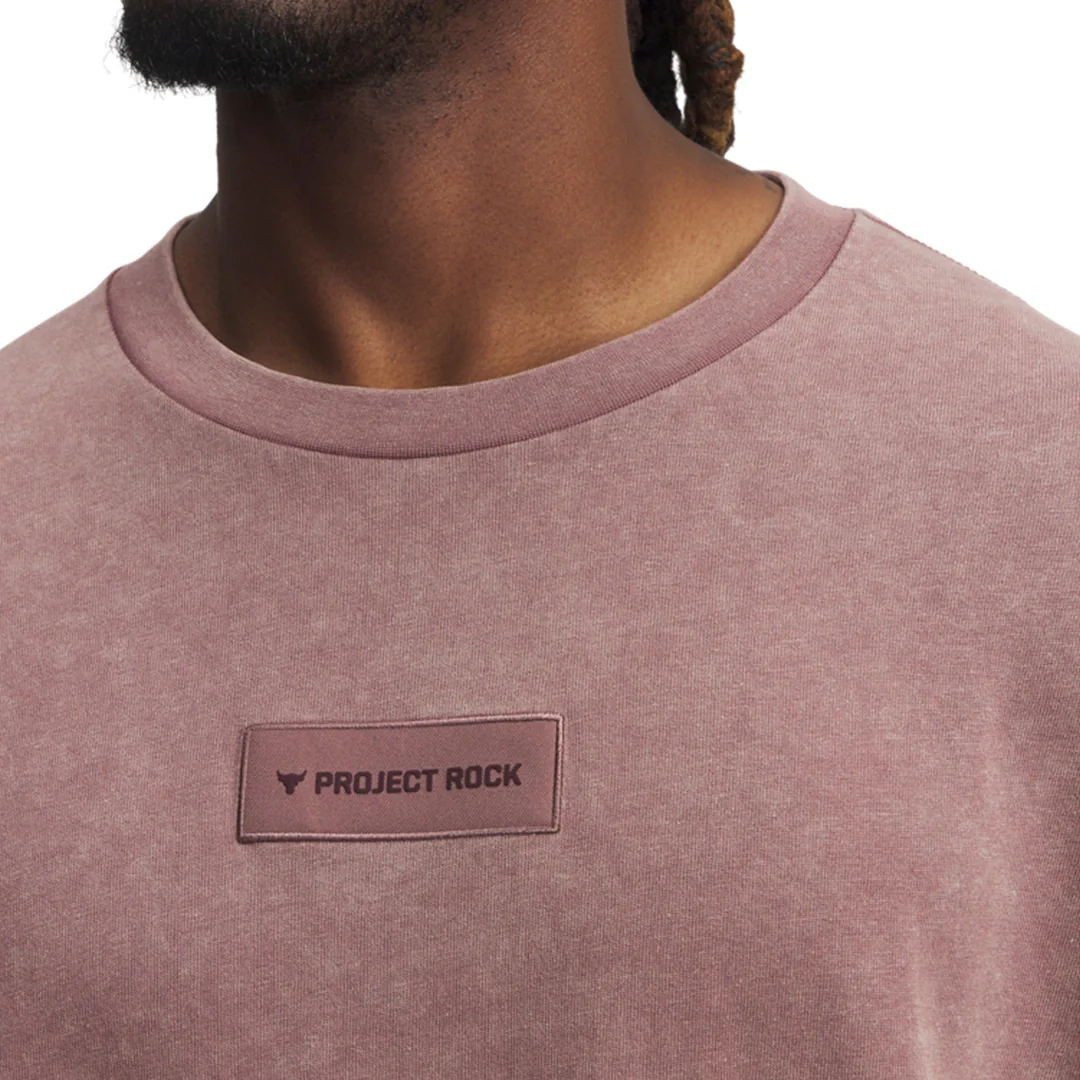 Under Armour Men Project Rock Heavyweight Oversized T-shirt | 6006763-651 - Image 3
