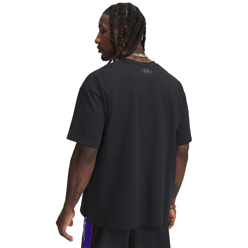 Under Armour Men Project Rock Heavyweight Short Sleeve | 1389934-001 - Image 2