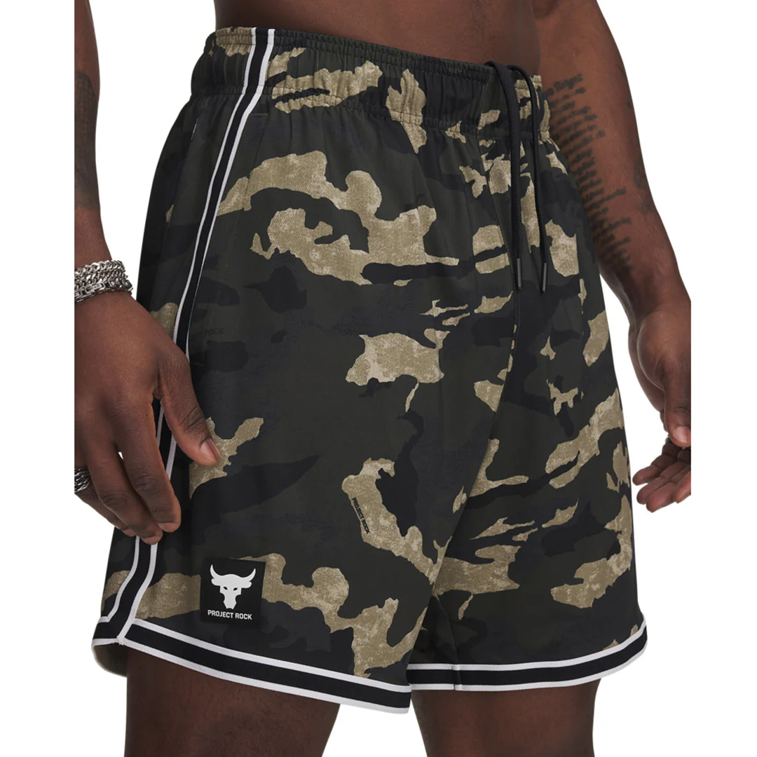 Under Armour Men Project Rock Mesh Shorts | 1389954-310 - Image 3