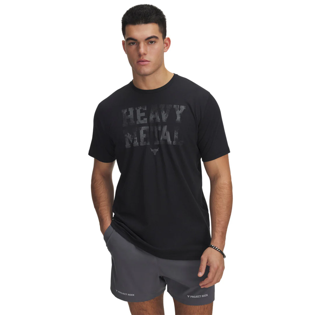 Under Armour Men Project Rock Metal Short Sleeve | 1389983-001