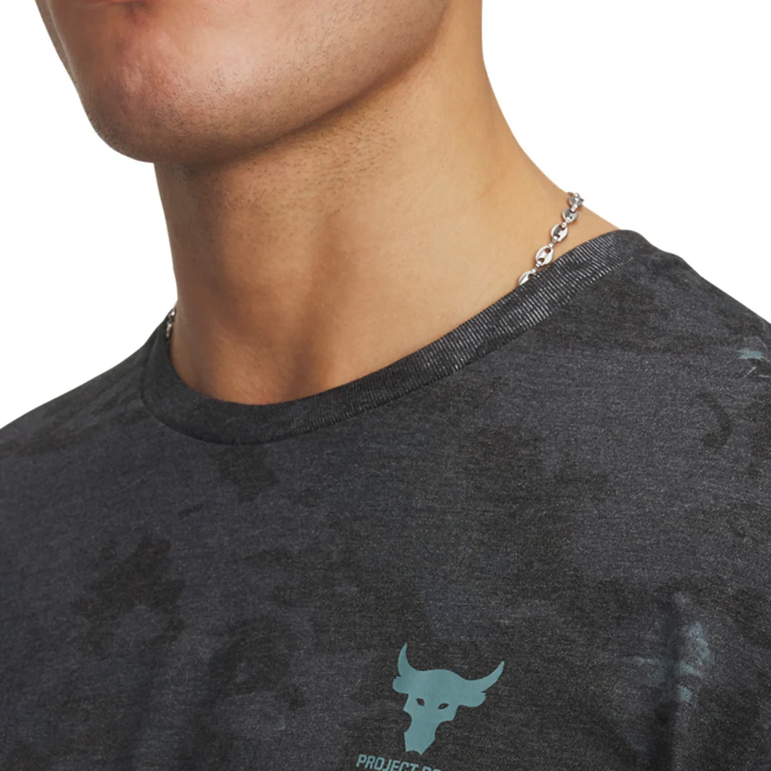 Under Armour Men Project Rock Printed Short Sleeve | 1389898-002 - Image 3
