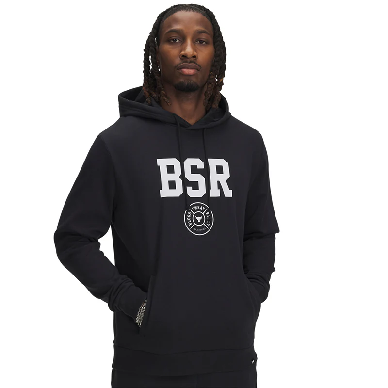 Under Armour Men Project Rock Rival Fleece Hoodie | 1389856-001