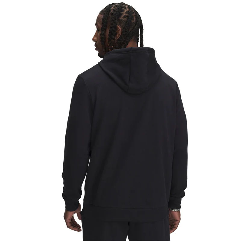 Under Armour Men Project Rock Rival Fleece Hoodie | 1389856-001 - Image 2