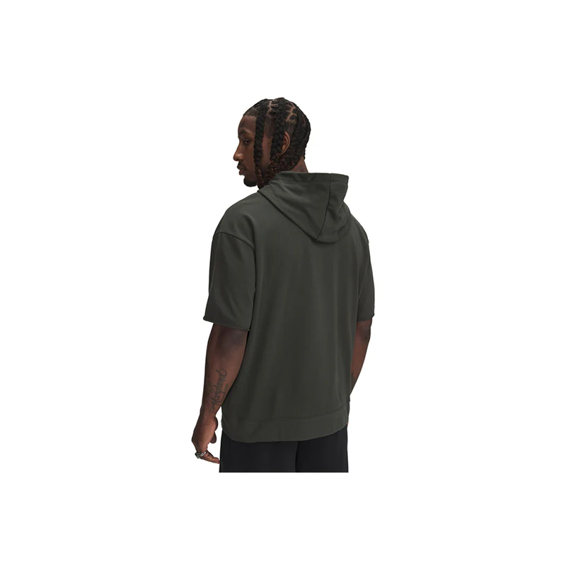 Under Armour Men Project Rock Short Sleeve Terry Hoody | 1389952-310 - Image 2
