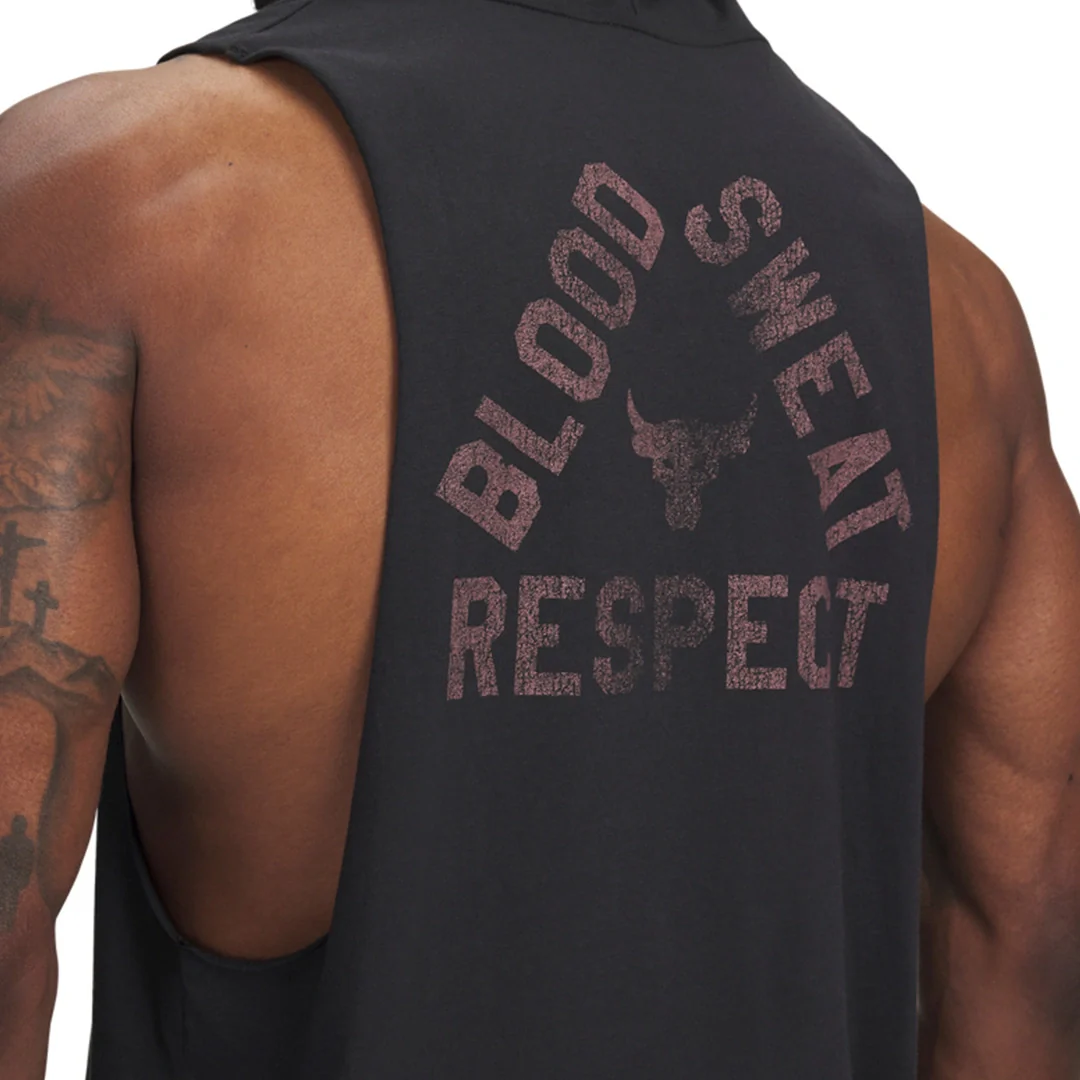 Under Armour Men Project Rock Sleeveless Hoodie | 6005049-002 - Image 3