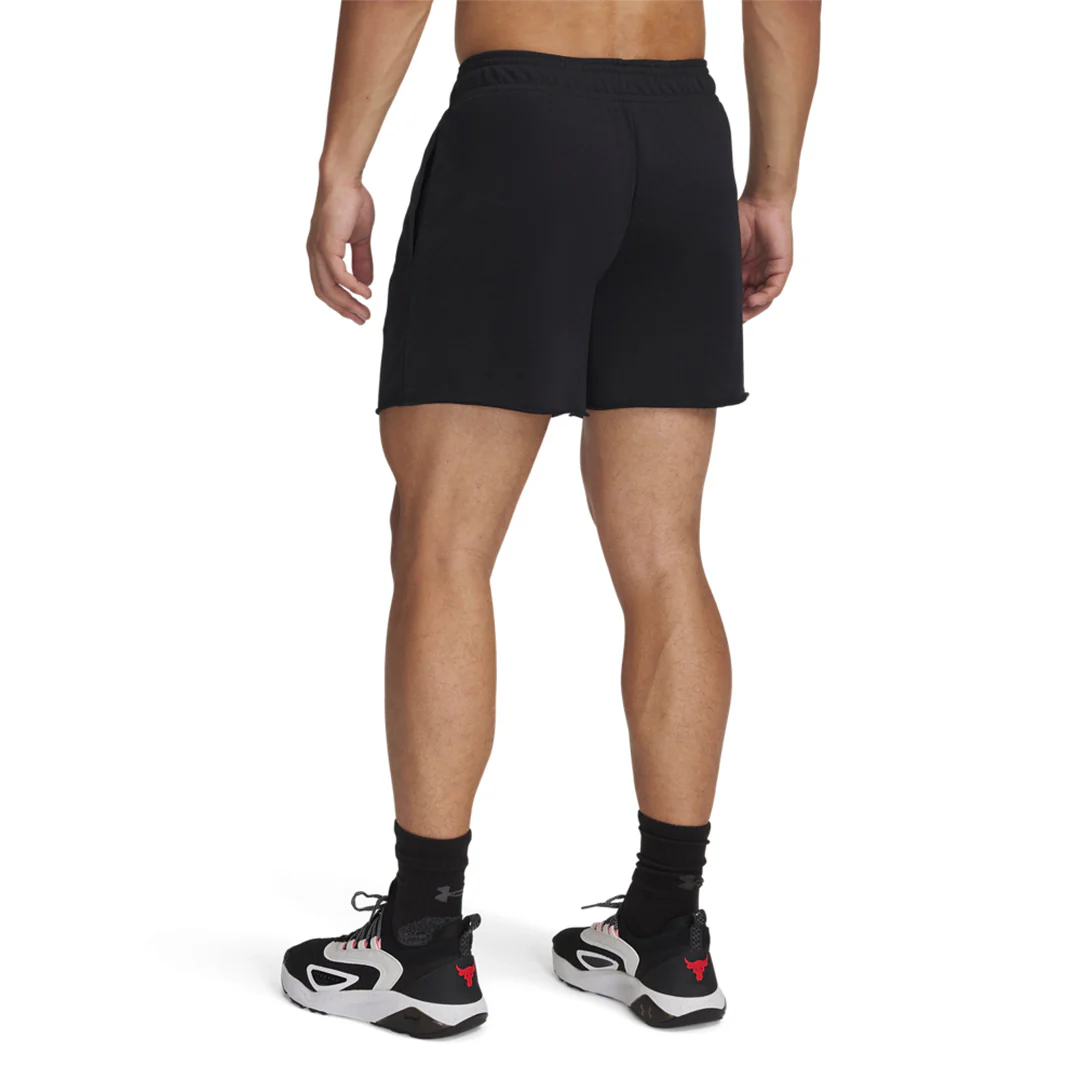 Under Armour Men Project Rock Terry Shorts | 1385937-002 - Image 2