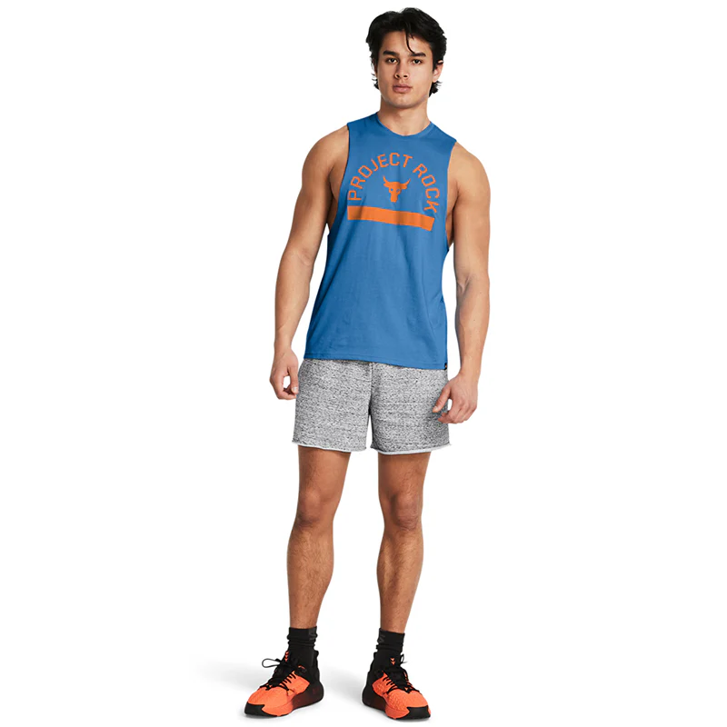 Under Armour Men Project Rock Terry Shorts | 1385937-011 - Image 5