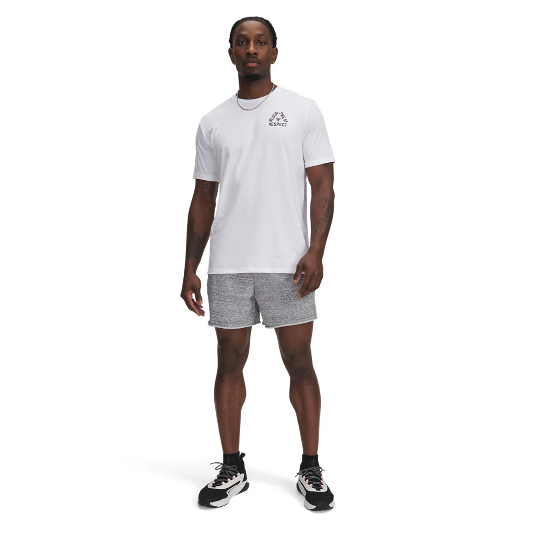 Under Armour Men Project Rock Terry Shorts | 1385937-012 - Image 4