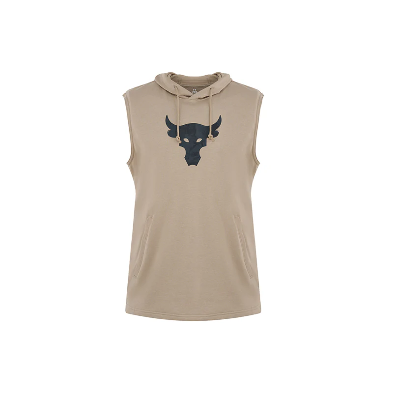Under Armour Men Project Rock Terry Sleeveless Hoodie | 1389979-299 - Image 3