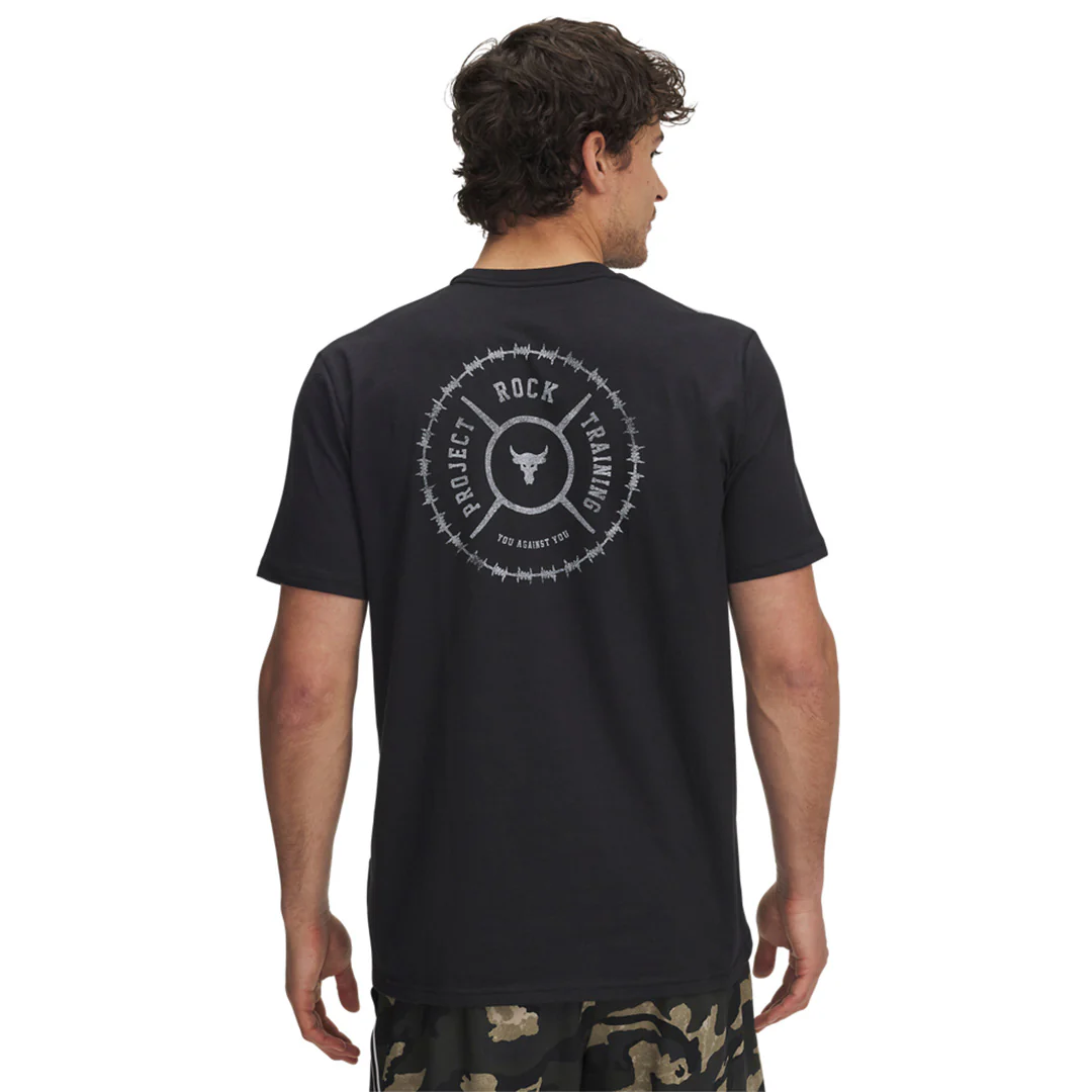 Under Armour Men Project Rock Wire Short Sleeve | 1389985-001 - Image 2